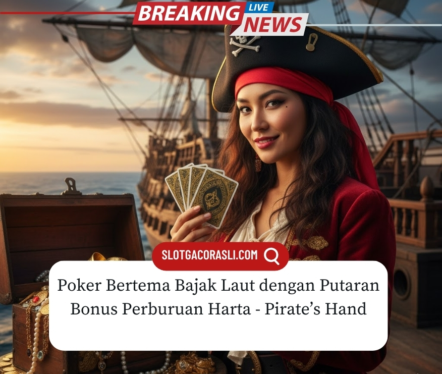 Poker Bertema Bajak Laut dengan Putaran Bonus Perburuan Harta - Pirate’s Hand
